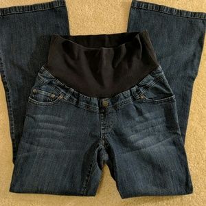 Motherhood Maternity dark wash jeans sz us S